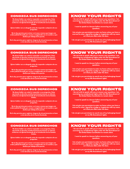 Protect Your Rights – Print Your Red Card