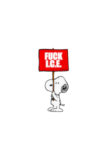 ✧ FUCK ICE SNOOPY STICKER ✧