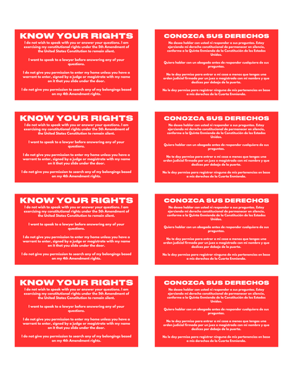 Protect Your Rights – Print Your Red Card