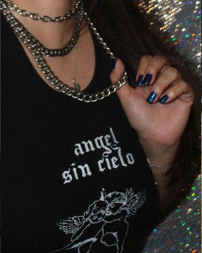 ANGEL SIN CIELO RIB-KNIT TANK TOP