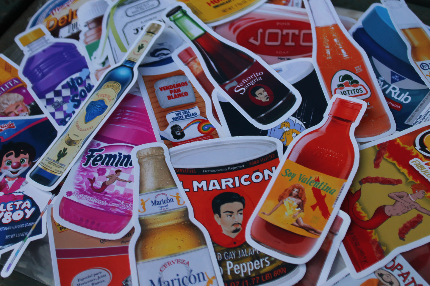 Garcia's Mercadito Queer Sticker Collection