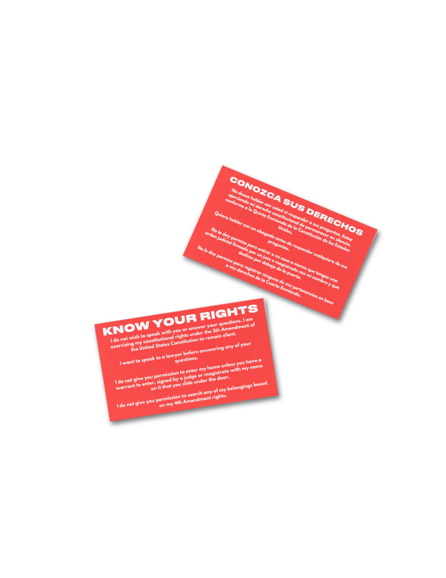 Protect Your Rights – Print Your Red Card