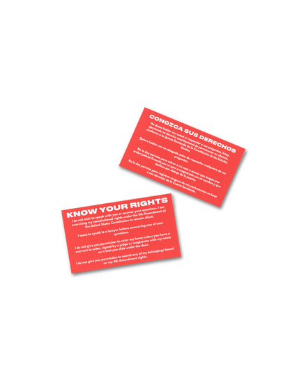 Protect Your Rights – Print Your Red Card
